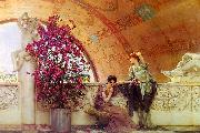 Alma Tadema Unconscious Rivals painting